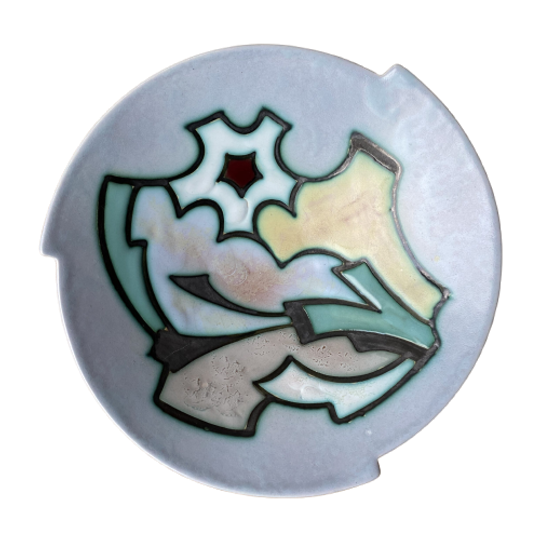 Flora Gouda Ceramic Serving Plate Decor Artistique 1