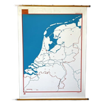 Vintage Schoolkaart Xxl Nederland thumbnail 1