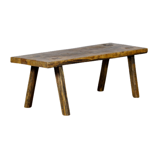 Eiken Slagers/salontafel, Circa 1930’s 1
