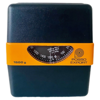 Vintage Retro Weegschaal Pooso Oranje Zwart