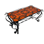Vintage Tegeltafel, Salontafel Met 8 Tegels, Jaren 60 thumbnail 1