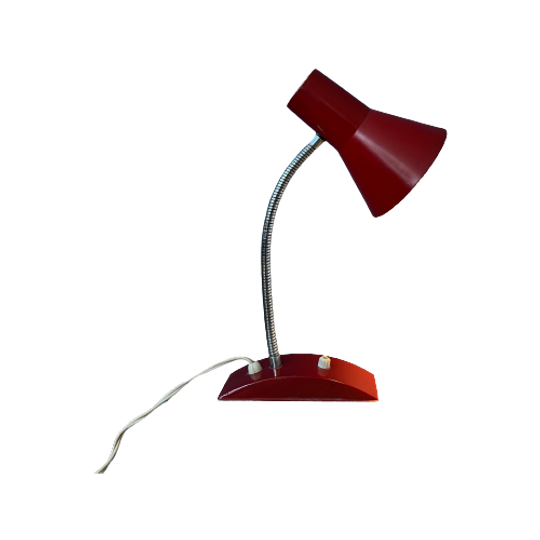 Flexibele Vintage Red Space Age Tafellamp 1