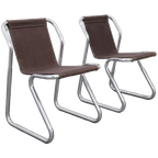 Set Of 2 Slingback Chairs By Topform, 1970s thumbnail 1