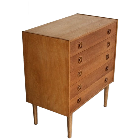 Vintage Ladenkast | Kast | Jaren 60 | Deens | Eiken 1