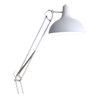 Vloerlamp Metaal Wit Retro thumbnail 1