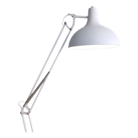 Vloerlamp Metaal Wit Retro