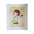 Yoshimoto Nara, Mädchen Mit Den Winkerflaggen, 1996, thumbnail 1