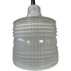 Vintage Industriële Hanglamp – Europhane (mat Glas) thumbnail 1
