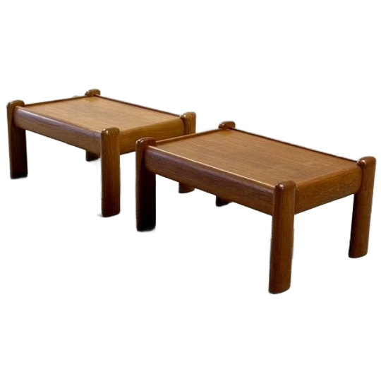 Set/2 Mid-century Wilhelm Knoll Bijzettafels / Nachtkastjes 1