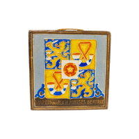 Westraven Utrecht - Cloisonné Tegel Wapen Van H.K.H. Prinses Beatrix - 1938