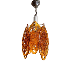 Mid Century Murano Vistosi Mazegga Lamp Vintage