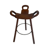 Sergio Rodrigues - Barstool Model ‘Marbella’ - Made By Confonorm - 1970’S, Spanish, Brutalist Des