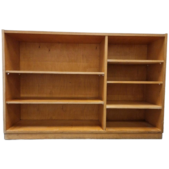 Vintage Schoolkast Boekenkast Open Kast Jaren 60 / 70 1