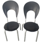 Designstoelen 2 Stuks Van Carlo Bartoli Voor Ycami thumbnail 1