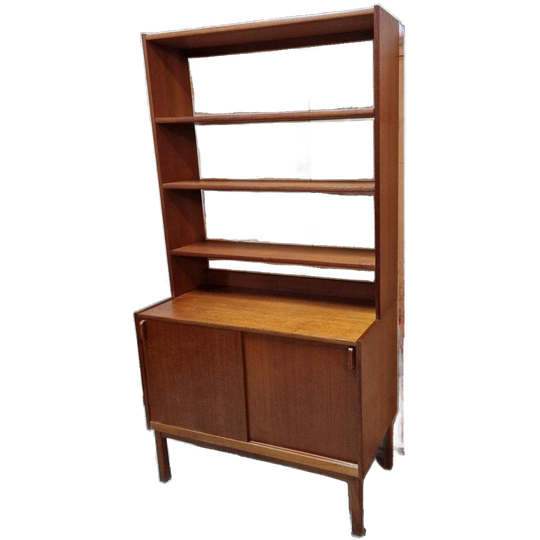 Berthil Fridhagen Zweedse Vintage Kast Wandkast Boekenkast 1
