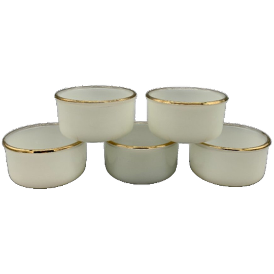 Set Arcopal Arlequin Cups Crème/goud 5 Stuks 1