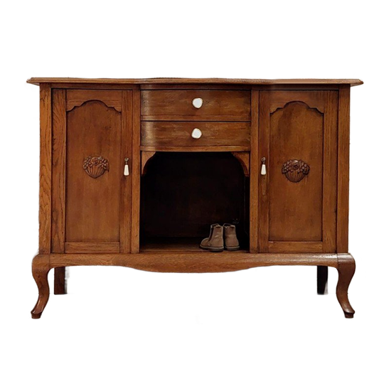 Vintage Ruime Sierlijke Commode Speelgoedkast “sev” 1