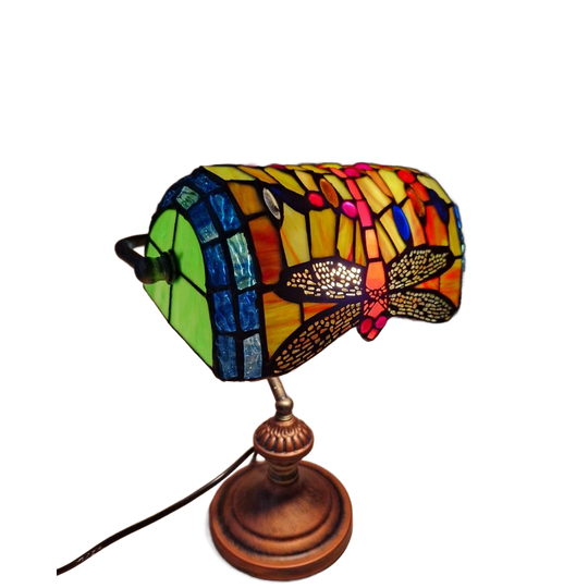 Tiffany-stijl Dragonfly Bureaulamp 37x27 1
