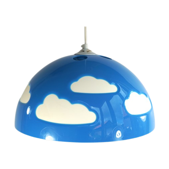 Wolkenlamp Ikea Blauw 1