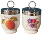 Royal Worcester Vintage Set Coddlers Eierkokers thumbnail 1