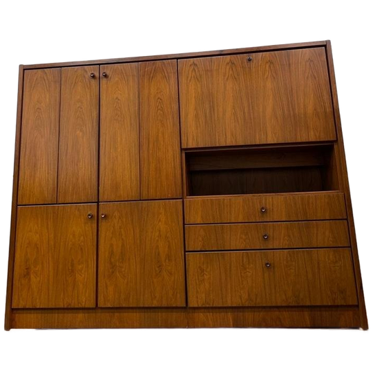 Vintage Houten Kast / Barkast / Vitrine 1