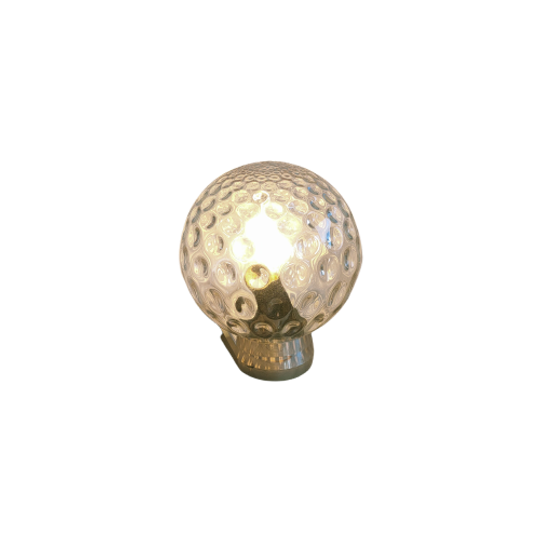 Vintage Herda Jaren 60-70 Bubble Glass Wandlampen 1