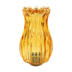 Vintage Glazen Lampenkap Amber thumbnail 1