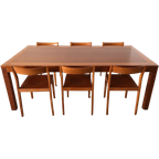 Uitschuifbare Design Tafel Met 6 Stoelen thumbnail 1