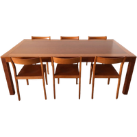 Uitschuifbare Design Tafel Met 6 Stoelen