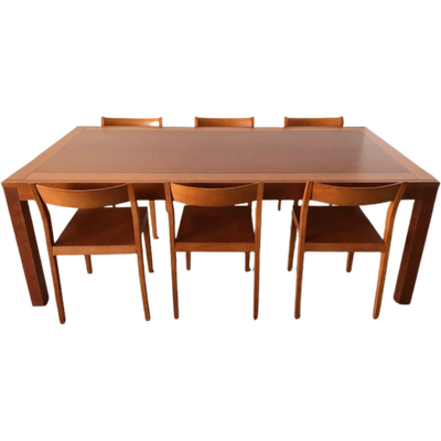 Uitschuifbare Design Tafel Met 6 Stoelen