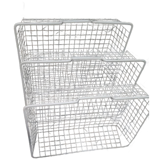 3 Metalen Draadmanden 1