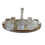 Whiskeyset – Karaf, 7 Glazen, Dienblad. thumbnail 1