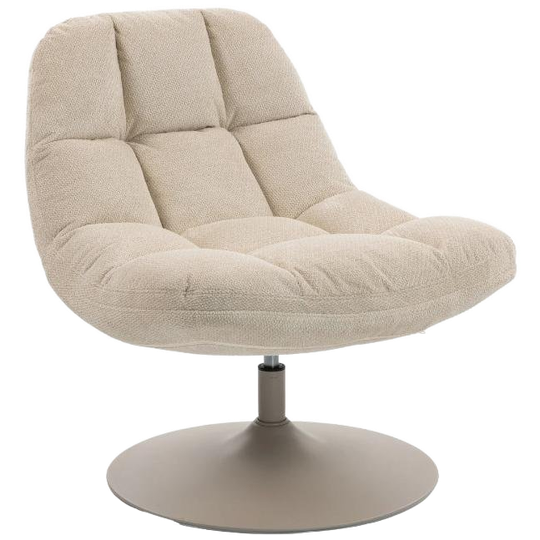 By fonQ | Drift Draaibare Fauteuil - Crème 1