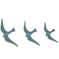 Set 3 Vintage Vogels Wall Art Mid Century 1970 Wand Bird Art