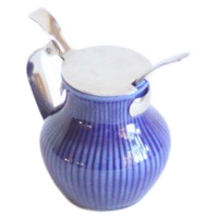 Vintage Rorstrand Porcelain Mustard Pot