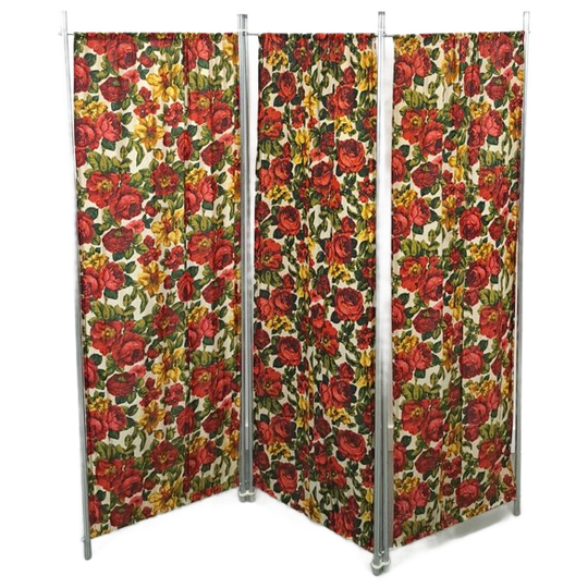 Kamerscherm Met Bloemenstof 1