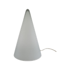 Vintage Sce Teepee Tafellamp Lamp Frosted Glas thumbnail 1