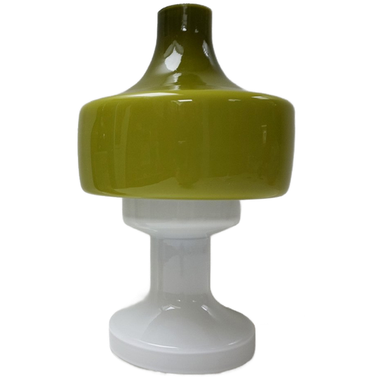 Dijkstra Holland Glazen Tafellamp Jaren '70 1