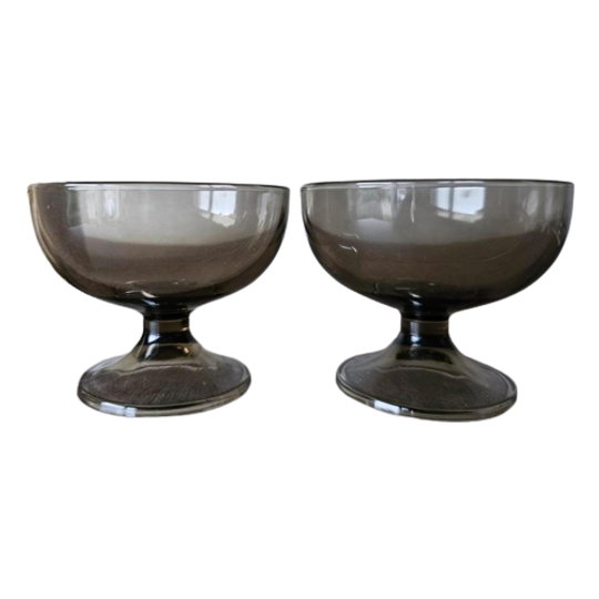 Luminarc France Vintage Rookglas Ijscoupes Cocktail Glas 1
