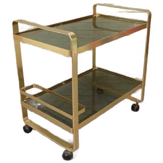 Vintage Trolley Barcart Serveerwagen, Av Handwerk 1