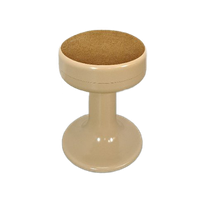 Space Age Tulip Kruk Beige Nr. 5 Vintage