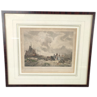 Clerman - Lithografie - Scheveningen Ca. 1830