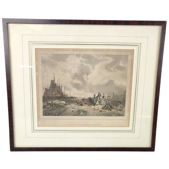 Clerman - Lithografie - Scheveningen Ca. 1830 1