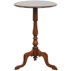 Engelse Antieke Bijzet/ Wijntafel Met Een Single Piece Top Uit Eind 19e Eeuw thumbnail 1