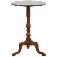 Engelse Antieke Bijzet/ Wijntafel Met Een Single Piece Top Uit Eind 19e Eeuw