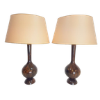 Set 2 Vintage Tafellamp Palissander Mid Century '60 Design thumbnail 1