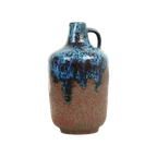 Zeer Zeldzame Blauwe Ceramano Incrusta Vaas 219 Hans Welling Design Fat Lava thumbnail 1