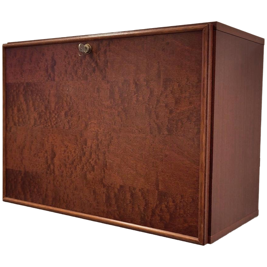 Vintage Houten Hang Kastje Wandkastje Zwevend 1