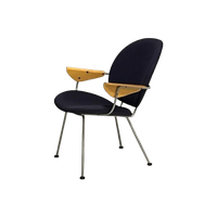 Kembo 302 Fauteuil Vintage Gispen Design Paars Armstoel