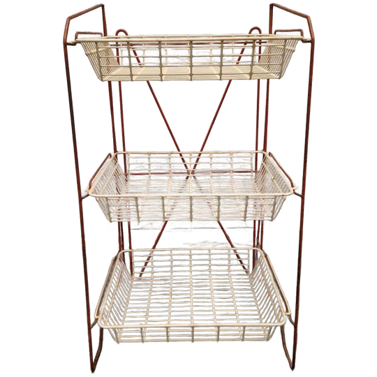 Vintage Tomado Keukenrekje Keukenrek Fifties Fruitschaal Rek 1